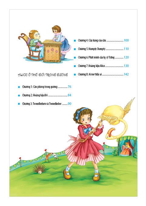 Sách - Alice ở xứ sở diệu kỳ - Tủ sách Danh tác trong nhà trường (bản rút gọn)