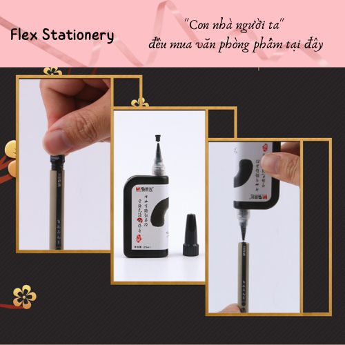 Set bút lông và mực thư pháp luyện chữ hán, bút lông luyện thư pháp đẹp