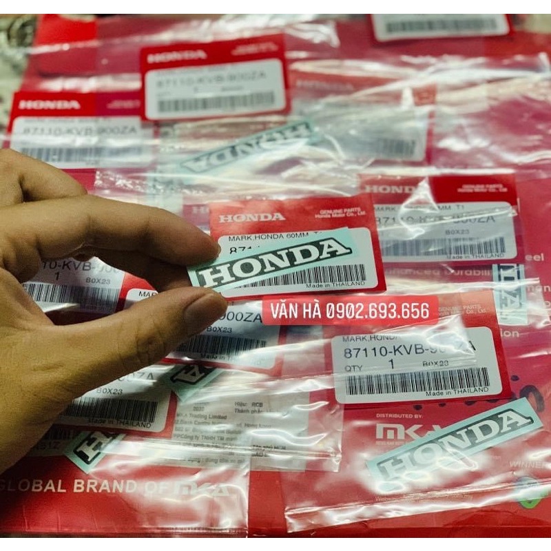 Tem Honda dán ốp đầu Vario Click Sonic - Mạnh Tú Shop