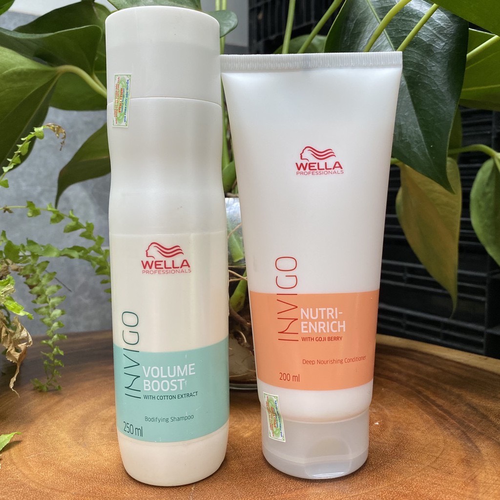 Dầu gội tạo độ phồng Wella INVIGO Volume Boost Bodifying Shampoo 250ml