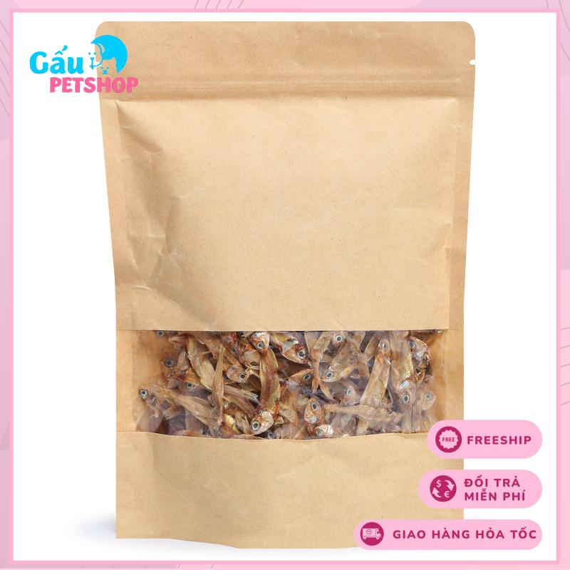 Snack cá cơm sấy khô cho chó mèo - gói 50/100g