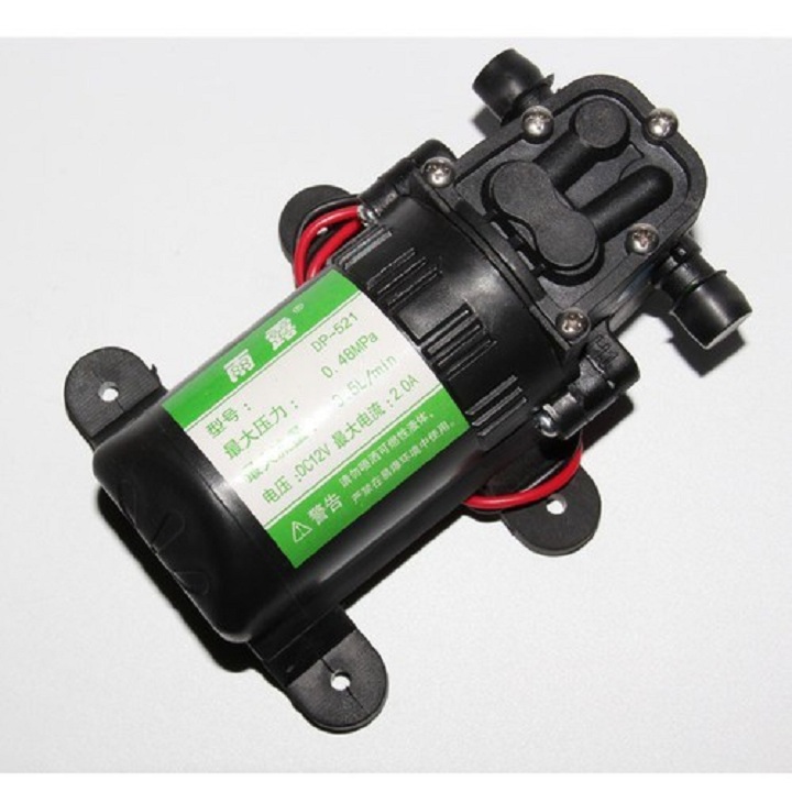 Máy bơm mini 12v,máy bơm áp phun sương,tưới cây