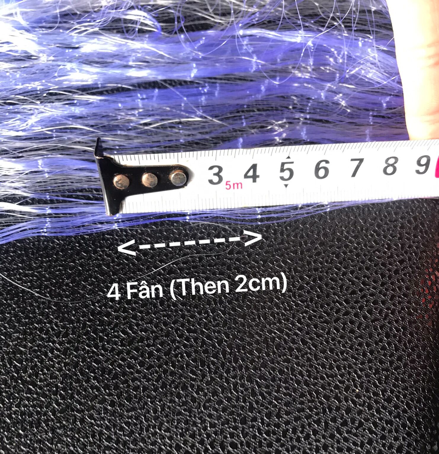 Lưới giăng cá 3 màn Thái Lan tay 45/50m cao 90cm( 9 tất)