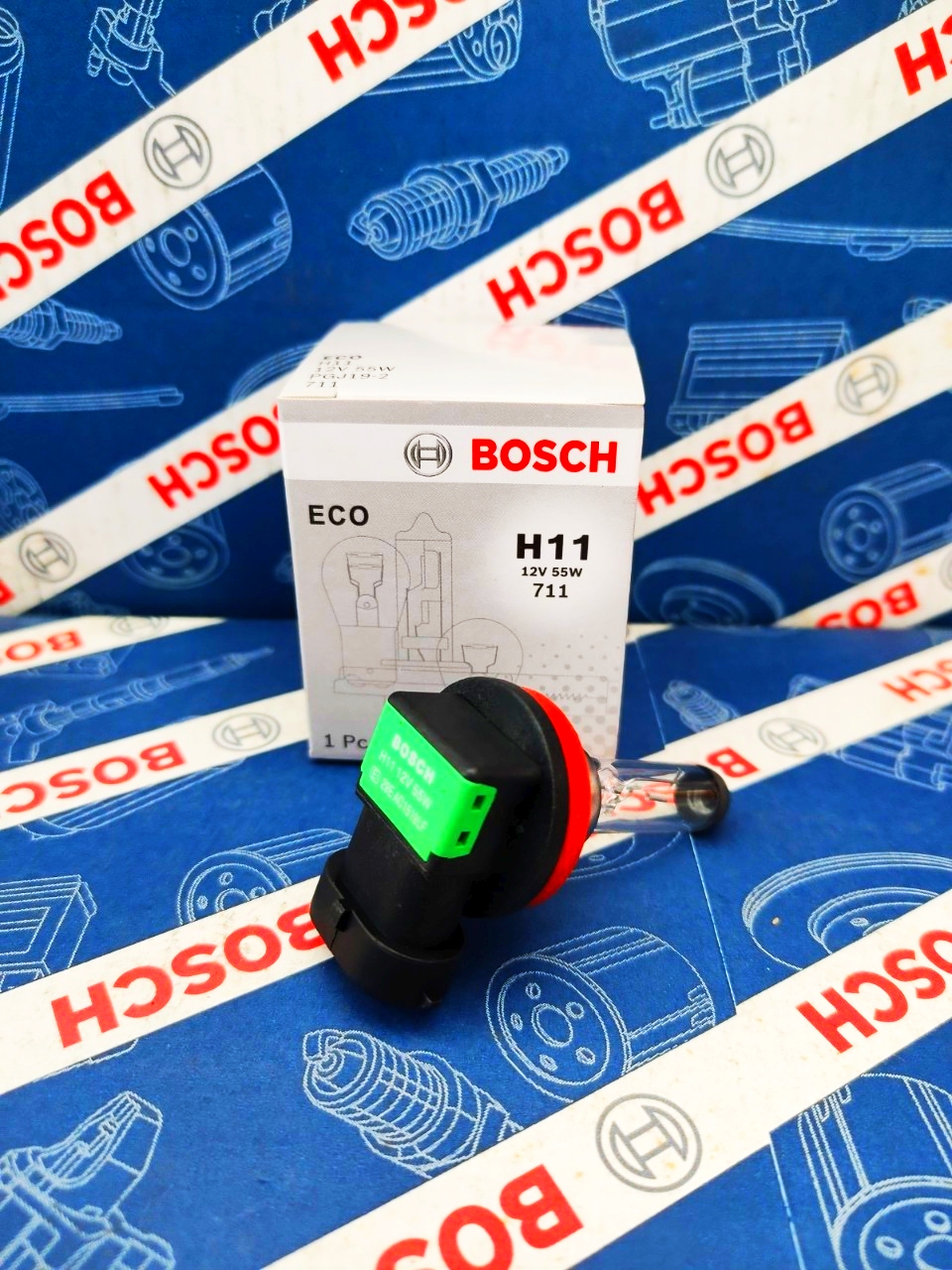 Bóng Đèn Bosch H11 12V 55W (Hộp 1 Bóng)