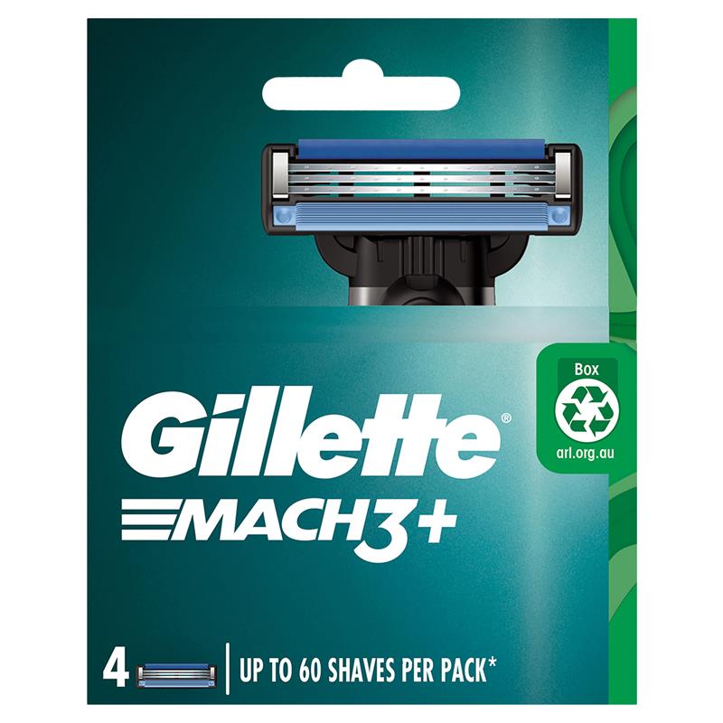 Hộp 4-8-12 lưỡi dao cạo râu Gillette Mach3