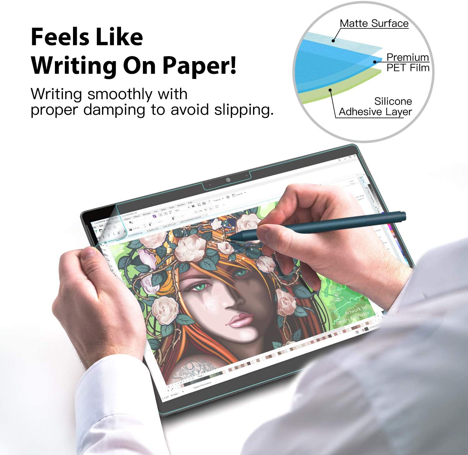 Dán màn hình HD cho Surface Pro X/ Pro 8 / Pro 9 13inch