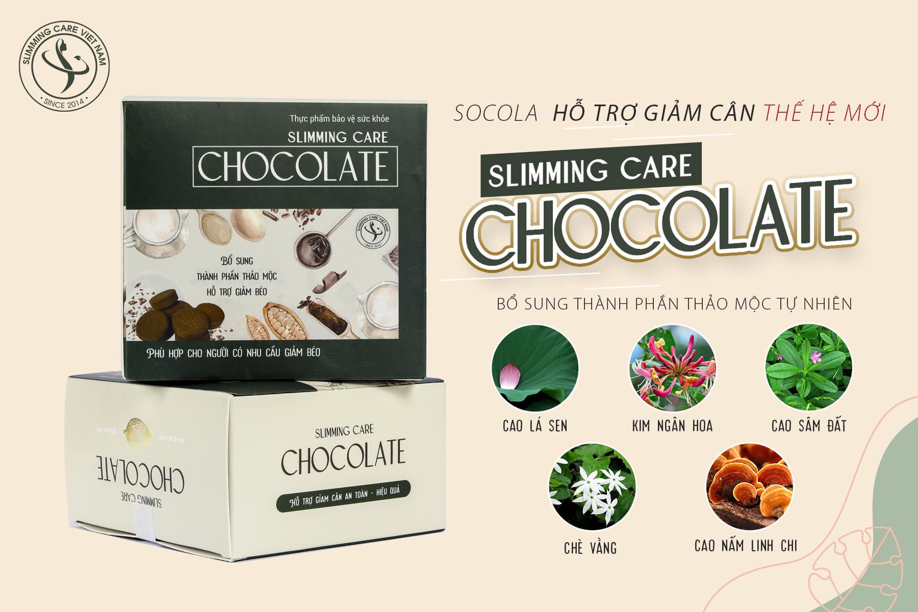 Bộ 2 Chocolate giảm cân Slimming Care