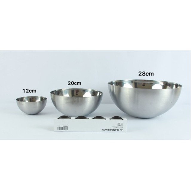 Bát inox Ikea Thụy Điển 12cm