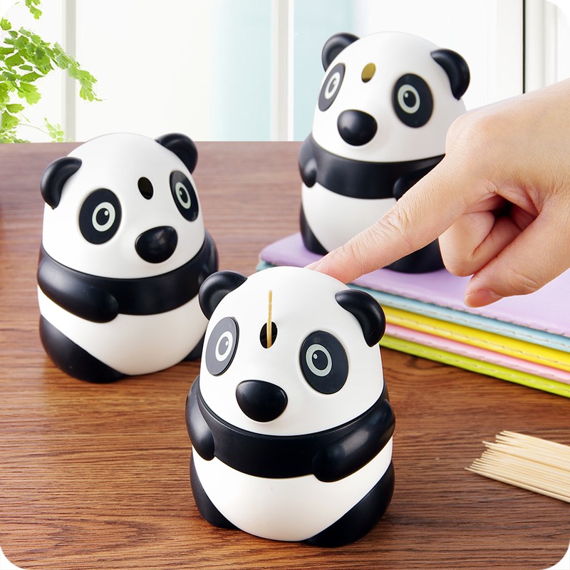 Hộp Tăm Tự Động Hình Gấu Bằng Lúa Mạch
