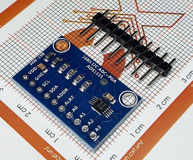 Module ads1115 16bit adc 4 channel