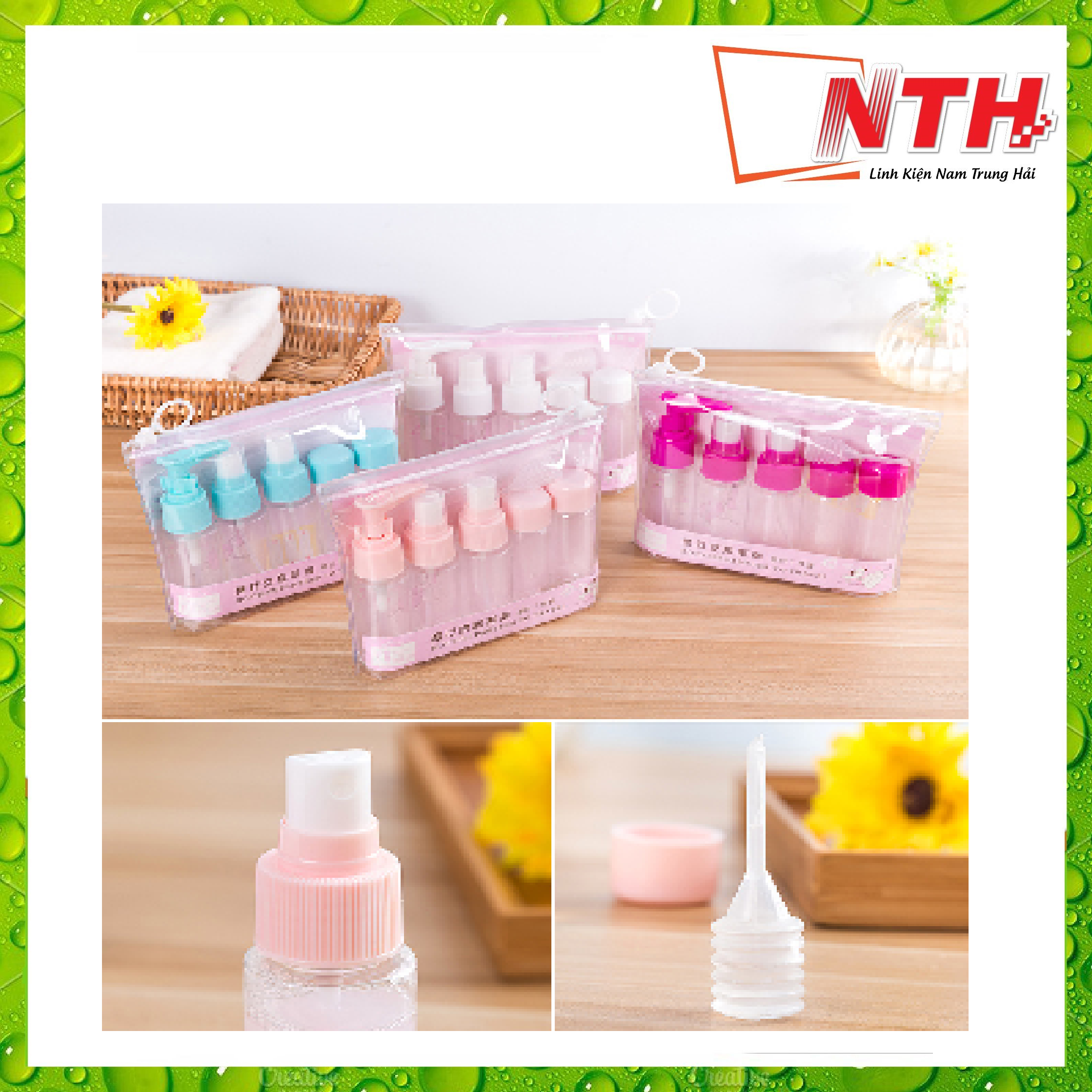 Dụng cụ chiết mỹ phẩm 5 món