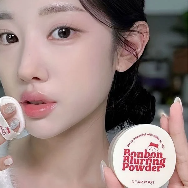Phấn Phủ Kiềm Dầu Dear May Bonbon Blurring Powder, California Cherry (5g/12g)