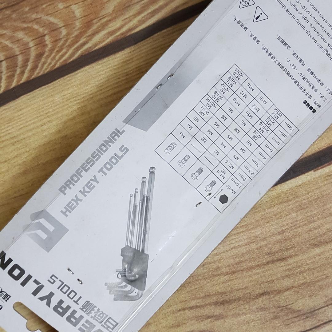 Bộ vít lục giác,bộ lục giác  9 cây