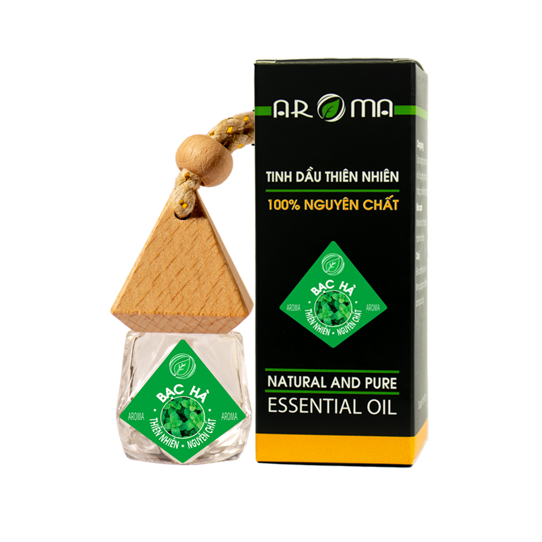 Tinh dầu Bạc Hà AROMA Pháp Peppermint Essential Oil, tinh dầu thơm phòng, thư giãn; thông mũi, hô hấp; đuổi muỗi, chuột, côn trùng; chăm sóc da, tóc
