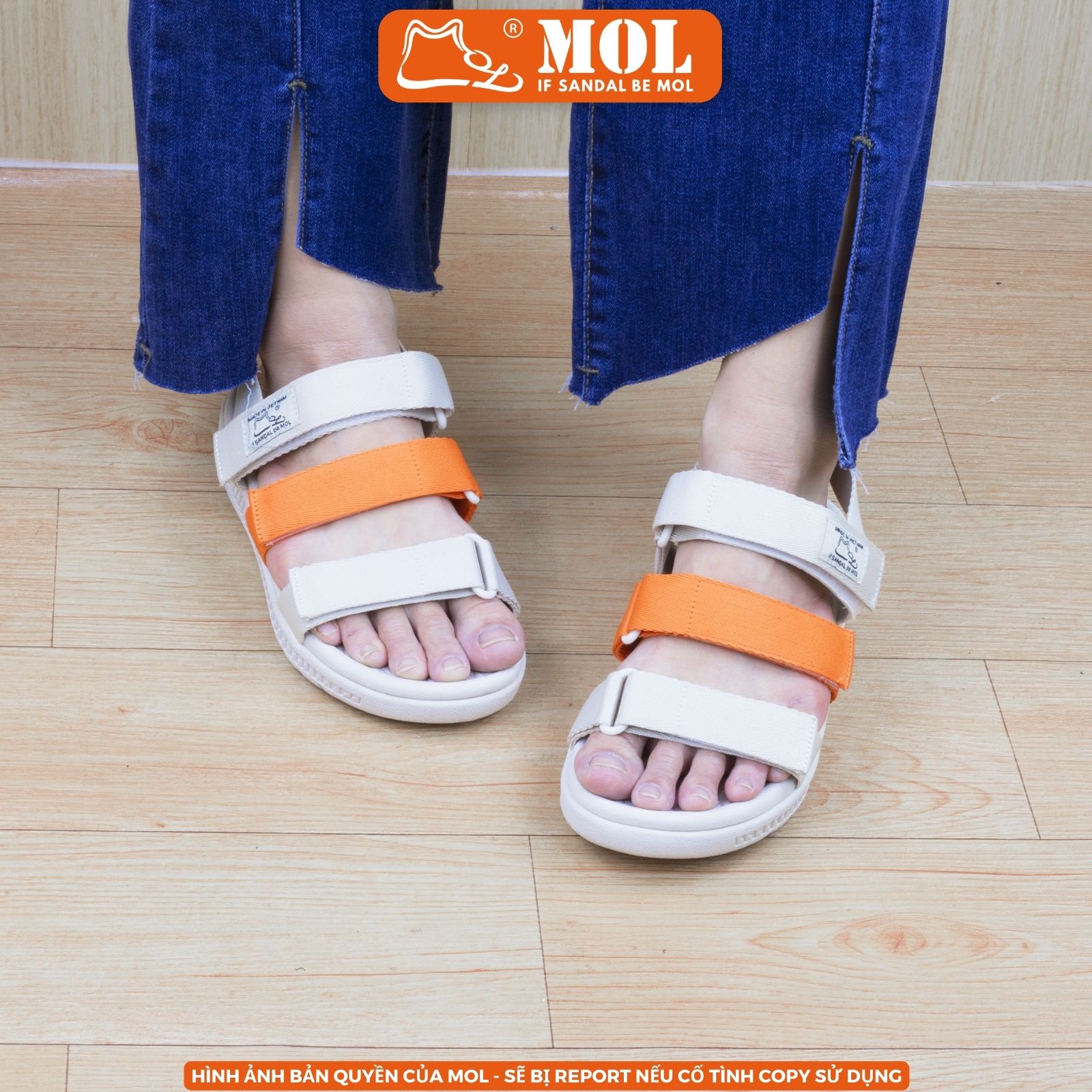 Sandal nam nữ unisex MOL Zenstep MS4 3 quai ngang