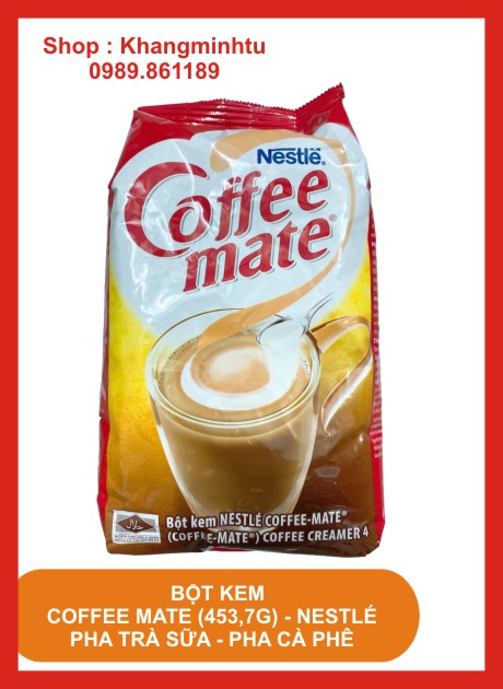 Bột kem coffee mate 453,7G - Nestle .Pha trà sữa, pha cà phê.