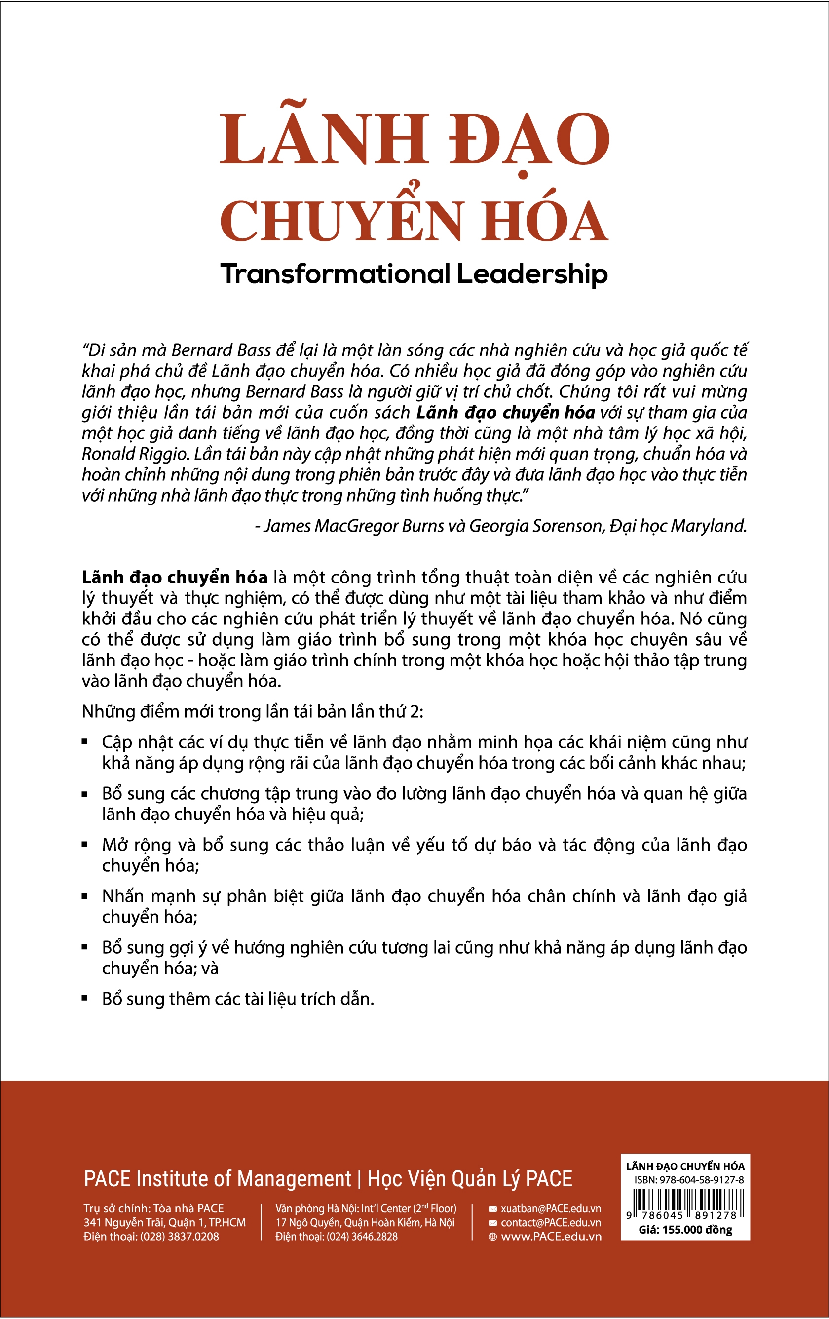 Sách Fahasa - Lãnh Đạo Chuyển Hóa - Transformational Leadership