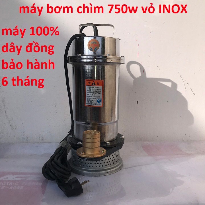 Máy bơm nước chìm, Máy bơm tõm 750W