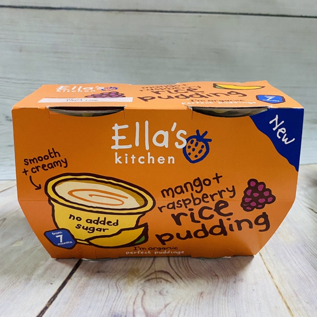 Pudding Ella’s Kitchen Cho Bé 7m+ 4 Hộp x 80g (Hàng Air Anh)