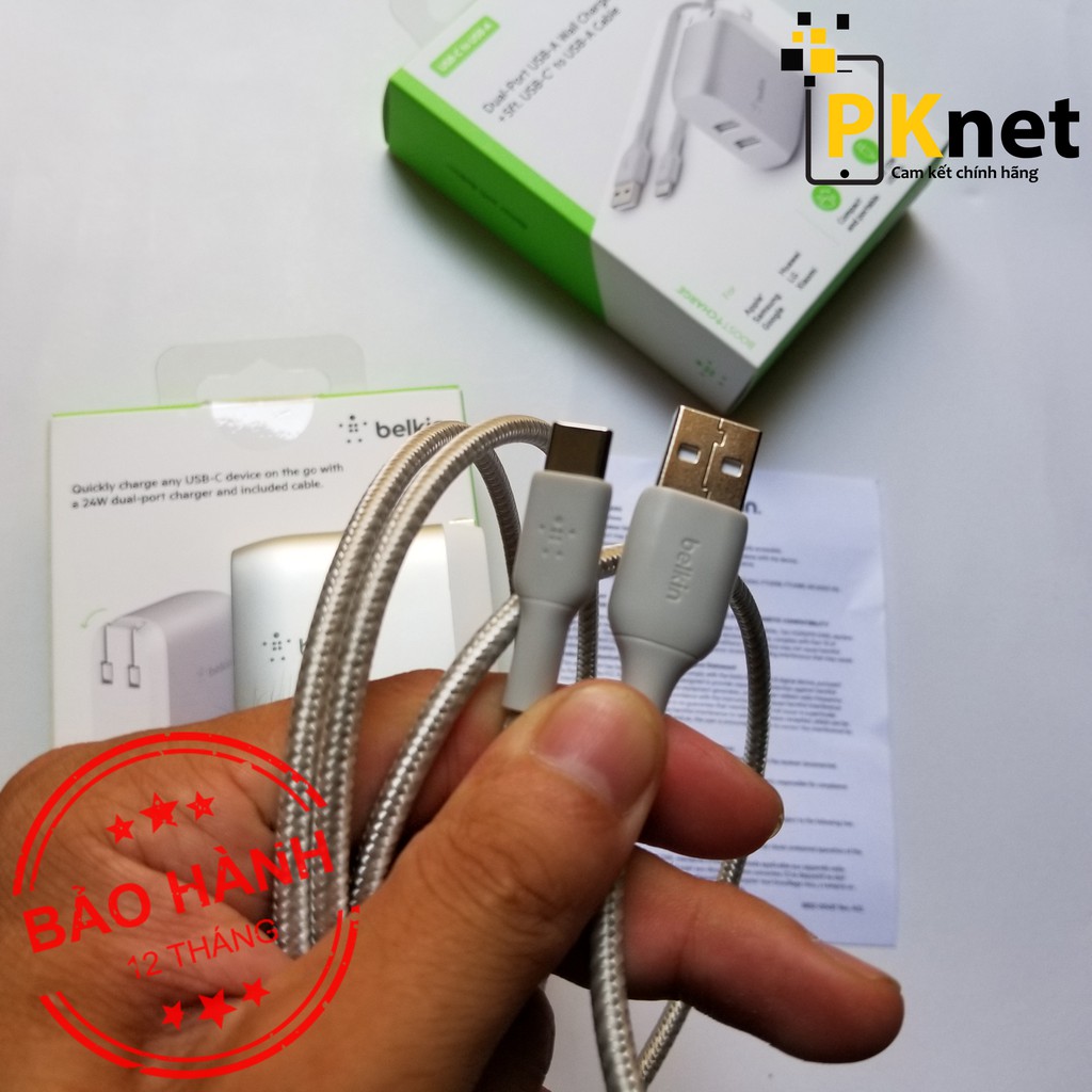 Cáp Belkin USB type C 3.1 dài 1M và 1.5M thương hiệu Mỹ