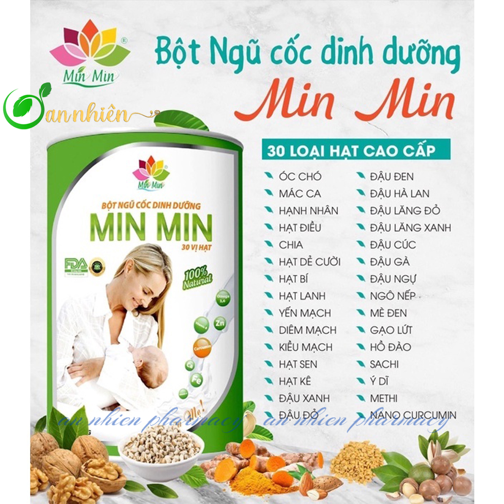 Ngũ cốc lợi sữa Min Min 500g