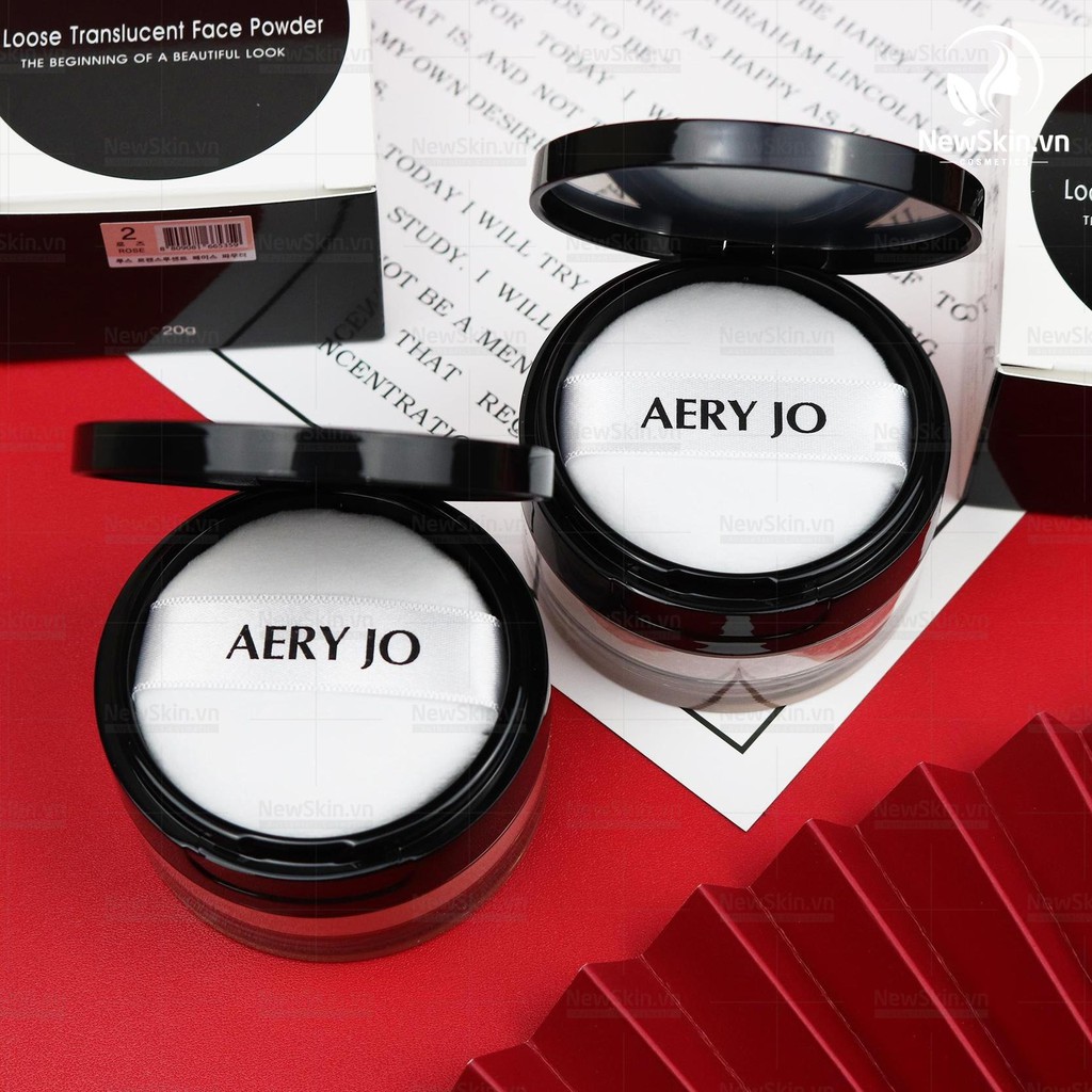 PHẤN BỘT CHE KHUYẾT ĐIỂM AERY JO LOOSE TRANSLUCENT FACE POWDER