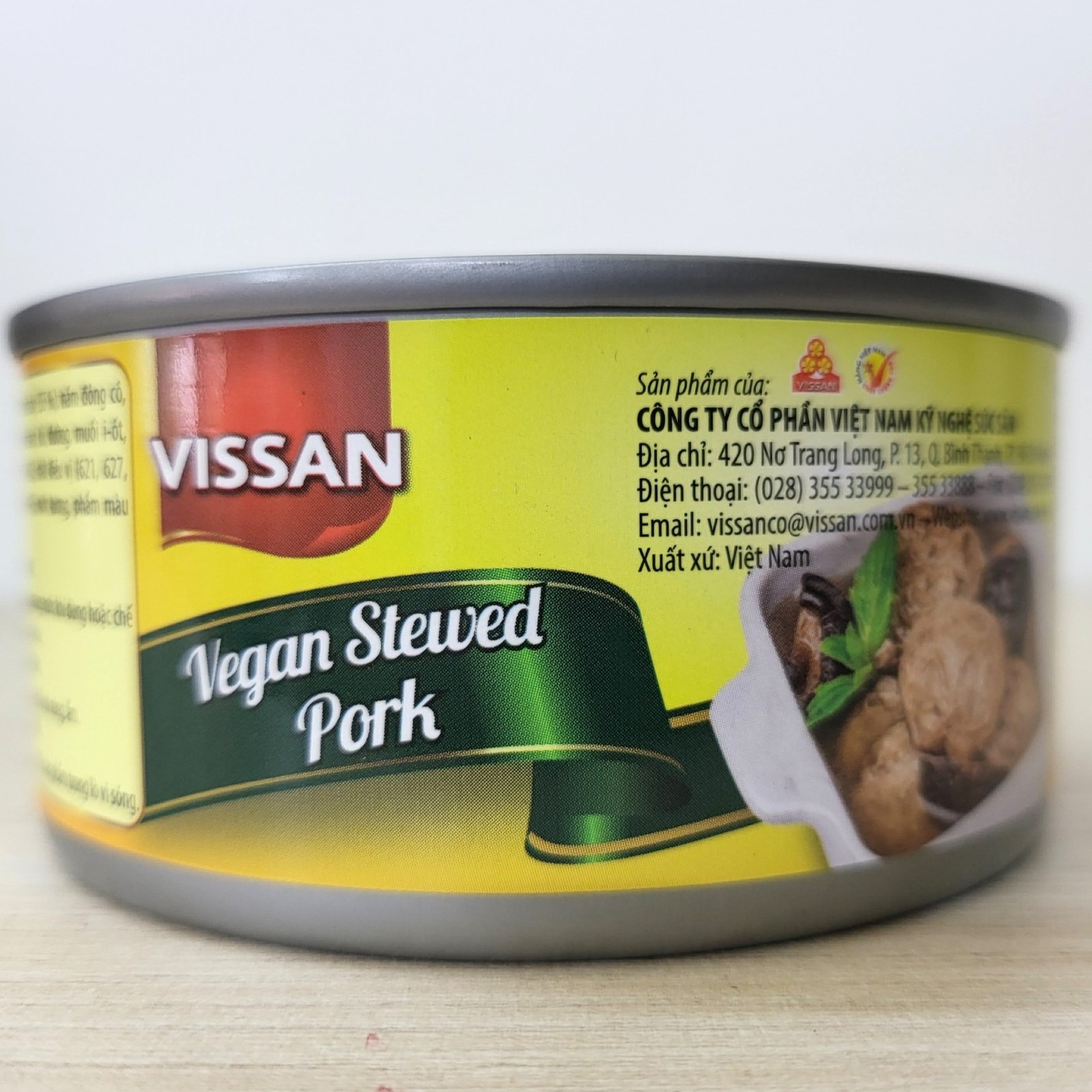 VISSAN (hộp 150g) HEO HẦM CHAY Vegan Stewed Pork