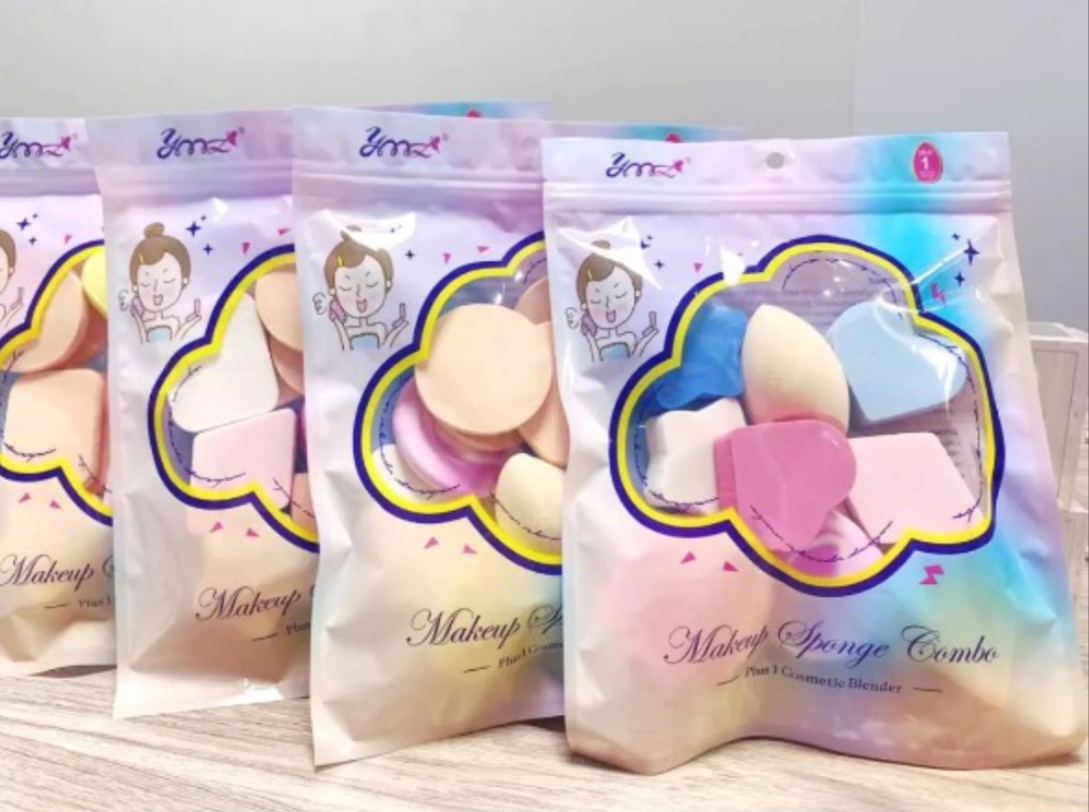 Set 13 bông mút trang điểm Keli