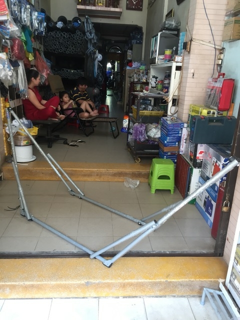 Khung võng xếp người lớn, trẻ em (KHÔNG kèm lưới võng)