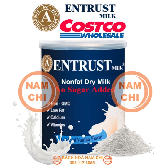 [HSD 2028] Sữa Bột Tiểu Đường ENTRUST 400G - Hàng Mỹ Nhập Khẩu