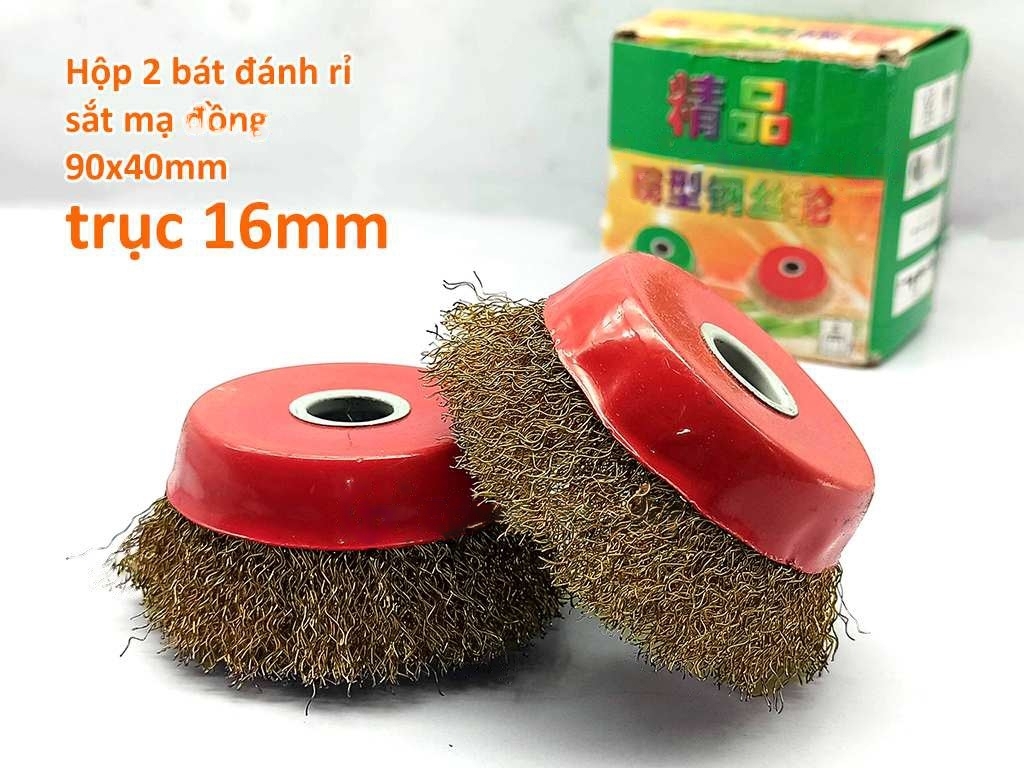Chén cước kẽm dùng cho máy cầm tay đánh rỉ sét đường kính 10cm