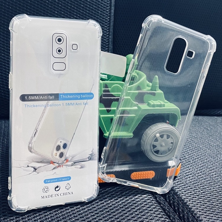 Ốp samsung j8 / a6+ 2018 / a6 plus 2018 - dẻo trong chống sốc bảo vệ camera