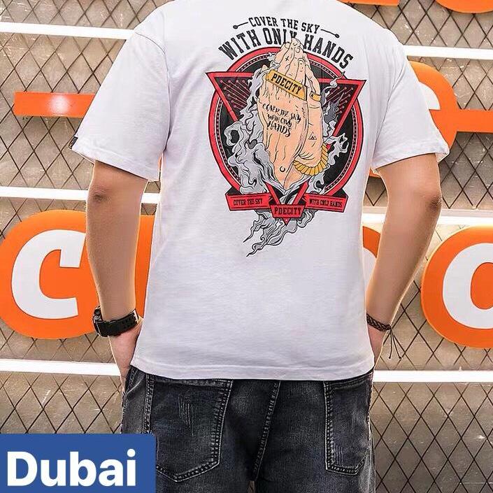 ÁO THUN NAM NỮ BÀN TAY SÁM HỐI FORM RỘNG TAY LỠ HOT TREND MẠNH MẼ SÀNH ĐIỆU VẢI DÀY MIN - DUBAI FASHION