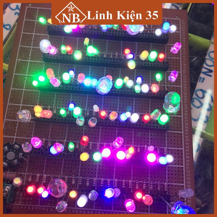 Gói 10 con led siêu sáng phi 5