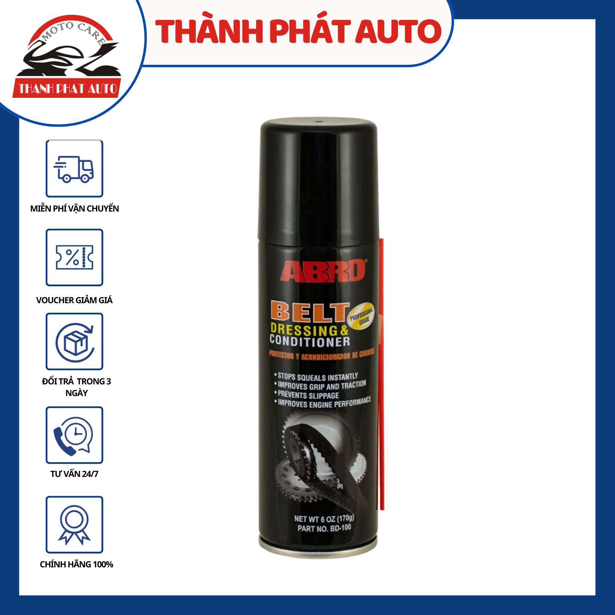 [HCM]BẢO DƯỠNG DÂY CUROA ABRO BELT DRESSING & CONDITIONER