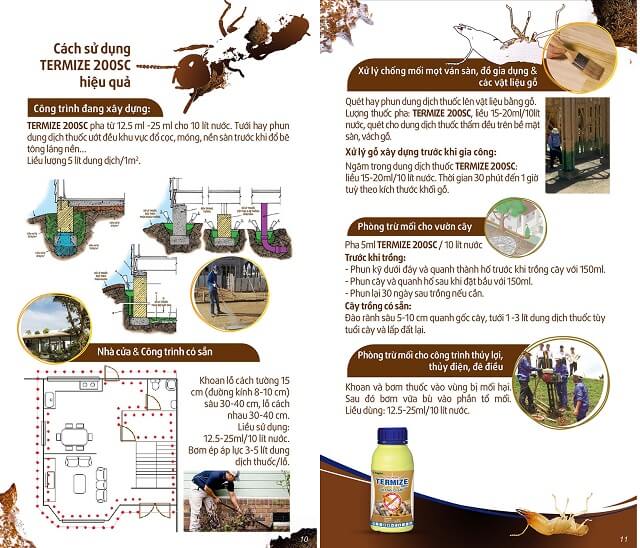Thuốc Diệt Mối Cả Đàn Đặc Biệt Hiệu Quả - Termize 200SC Lọ 50ml