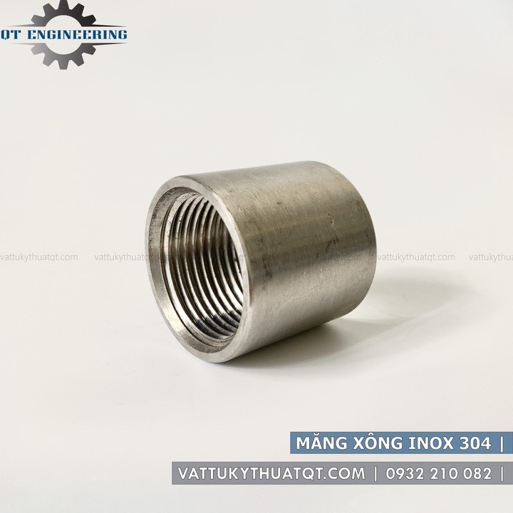 Măng xông ren inox 304 | phi 90,114 | vattukythuatqt.com