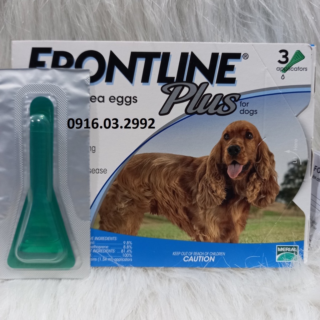 Nhỏ gáy  ve rận cho chó Frontline