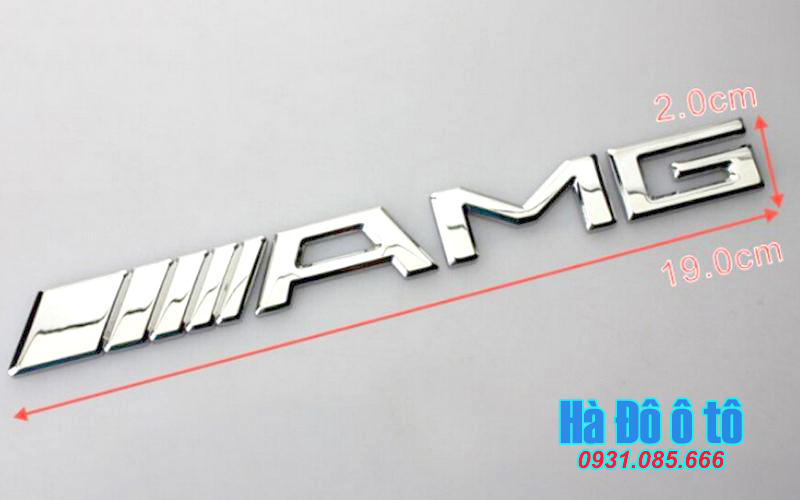 Chữ Nổi AMG - Tem Chữ AMG Chuẩn Hãng Mercedes