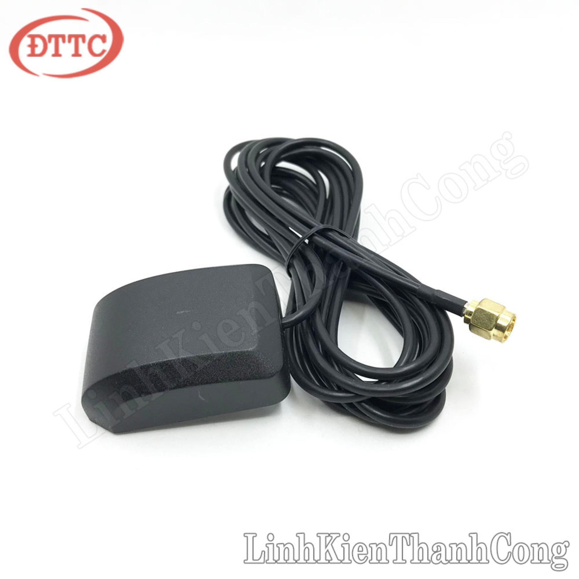 Anten GPS giắc SMA (dây dài 3 mét)