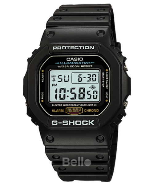 Đồng hồ Casio G-Shock Nam DW-5600E-1V chính hãng chống va đập, chống nước 200m - Bảo hành 5 năm - Pin trọn đời