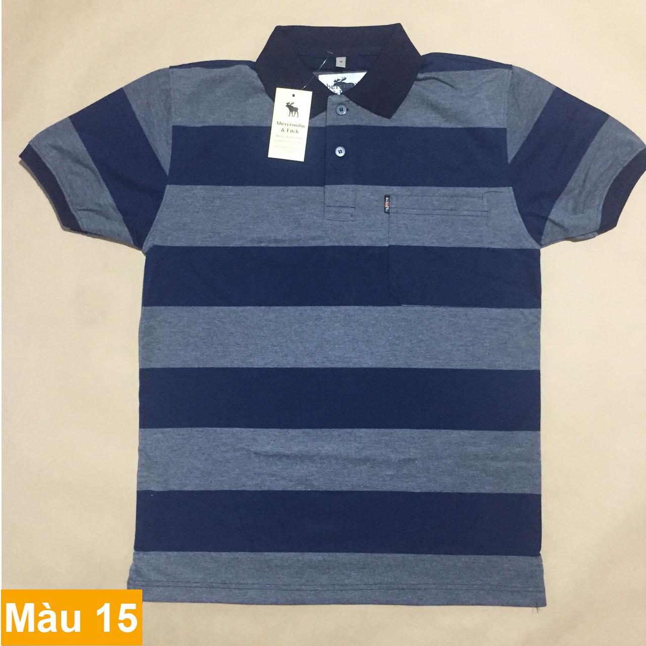 SỌC NGANG CÓ TÚI CAO CẤP (XÁM ĐẬM - XANH ĐEN)