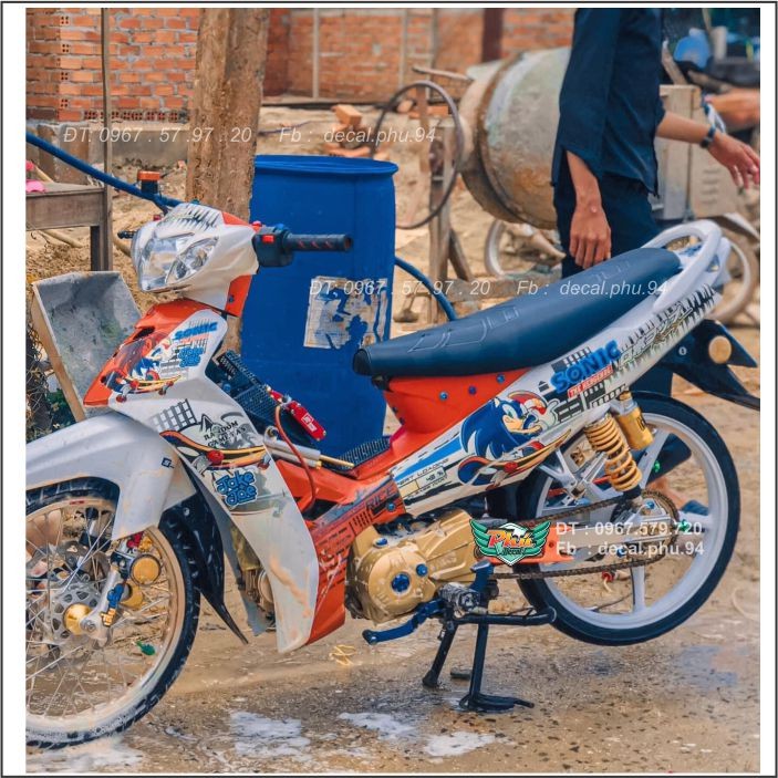 Tem rời Sirius Trắng Cam Jake (X)