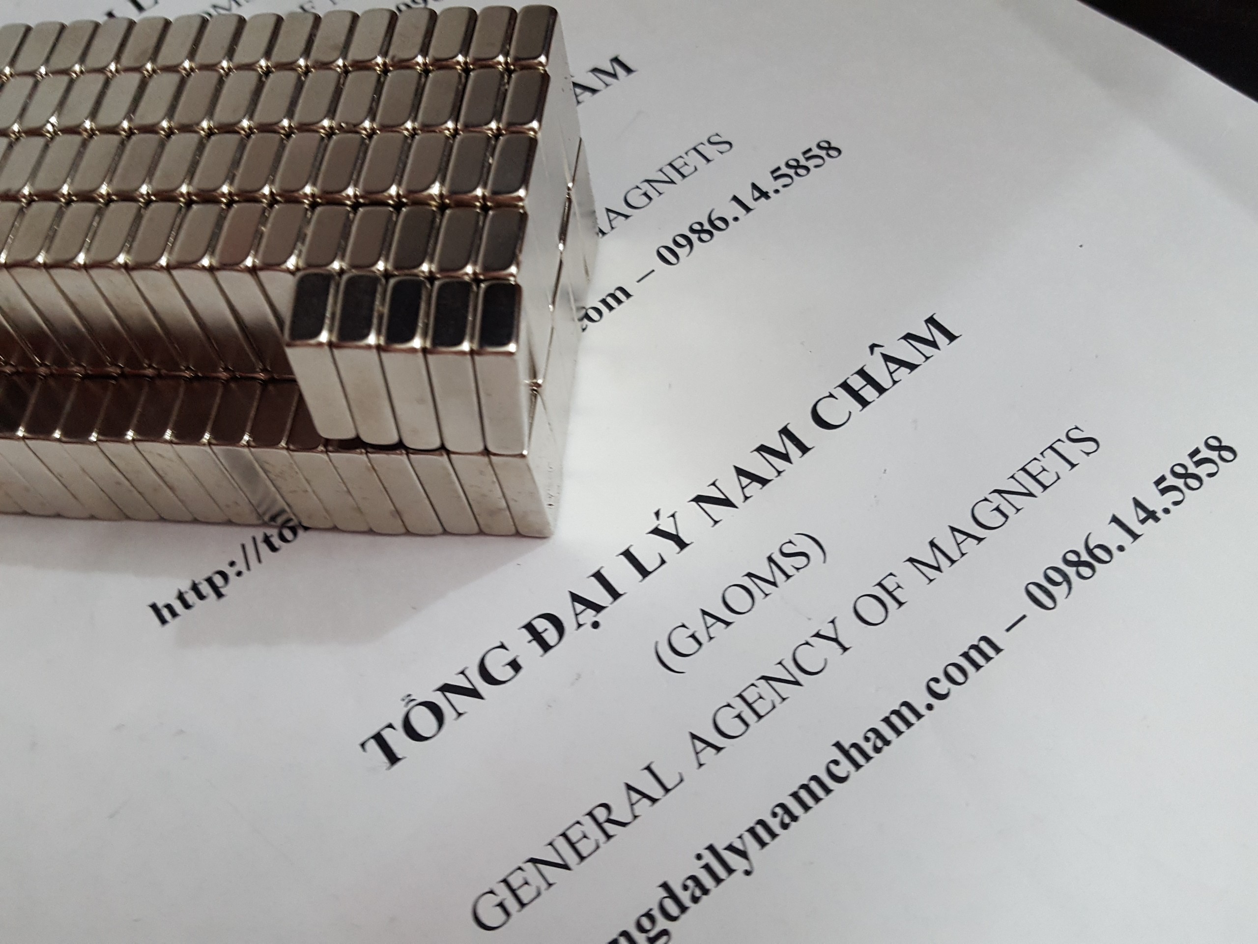20 viên nam châm 20x10x5mm