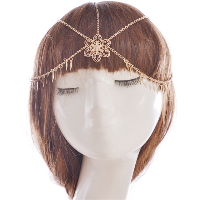 [HCM][Mã FAGREEN55 giảm 10% đơn 99K] Bờm tóc bohemian - Vòng đội đầu boho - head chain boho style