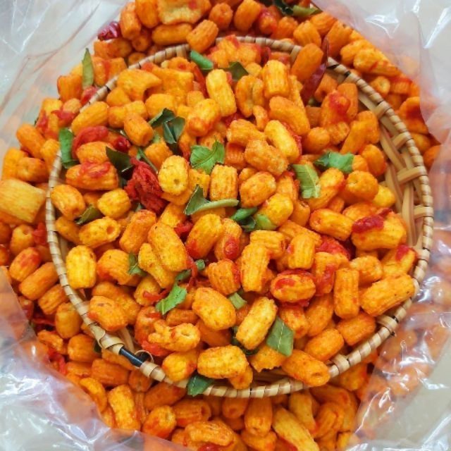 500gr nui sấy bò lá chanh giòn ngon
