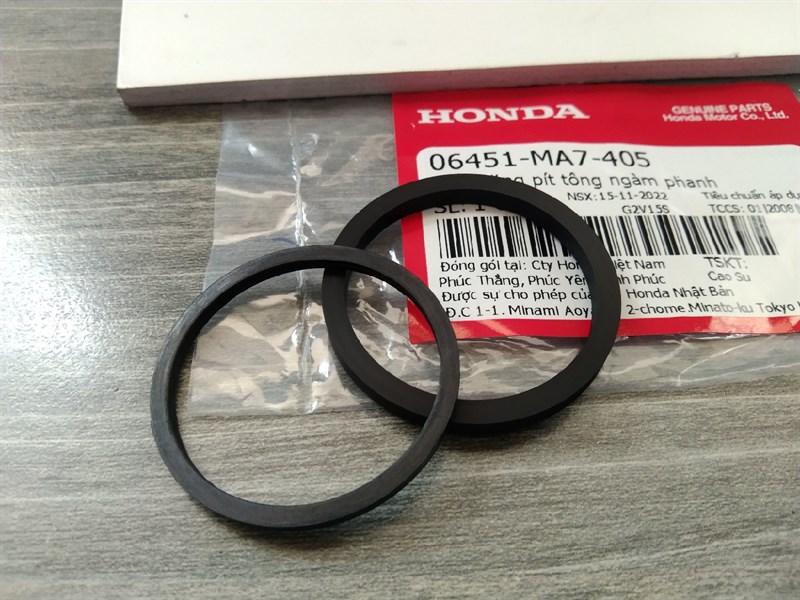 Bộ gioăng piston ngàm phanh HONDA WINNER / BLADE / WAVE 110 / FUTURE Mập (06451MA7405) (CÁI)