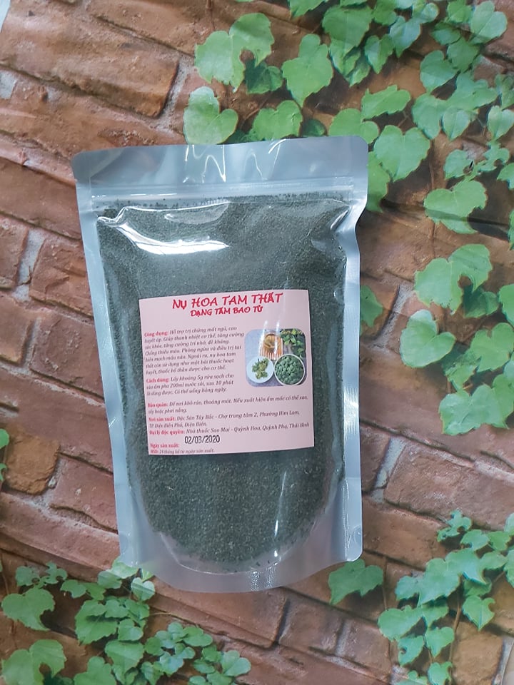 500gr nụ hoa tam thất dạng tấm bao tử