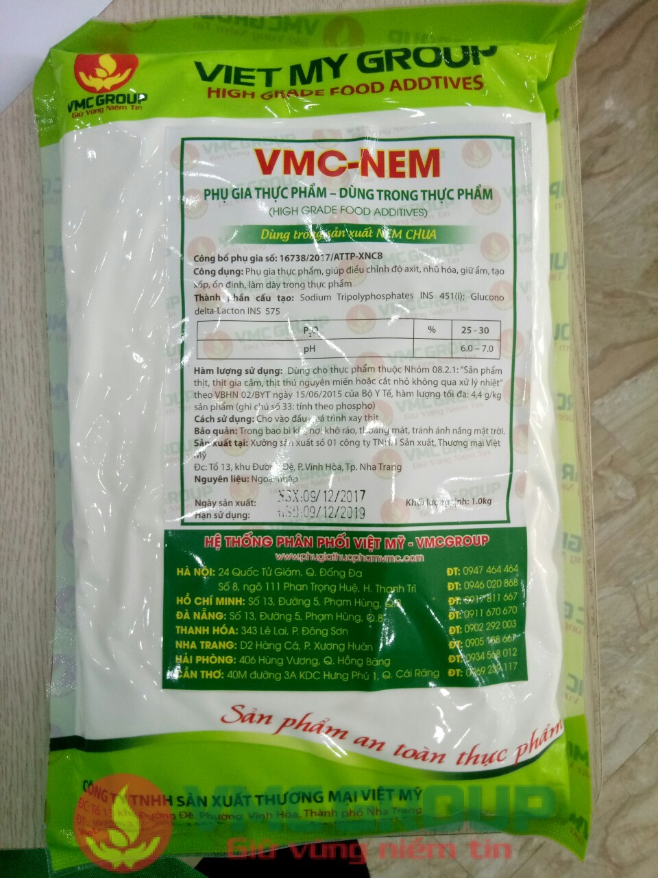 VMC NEM TẠO DAI GIÒN CHO NEM CHUA