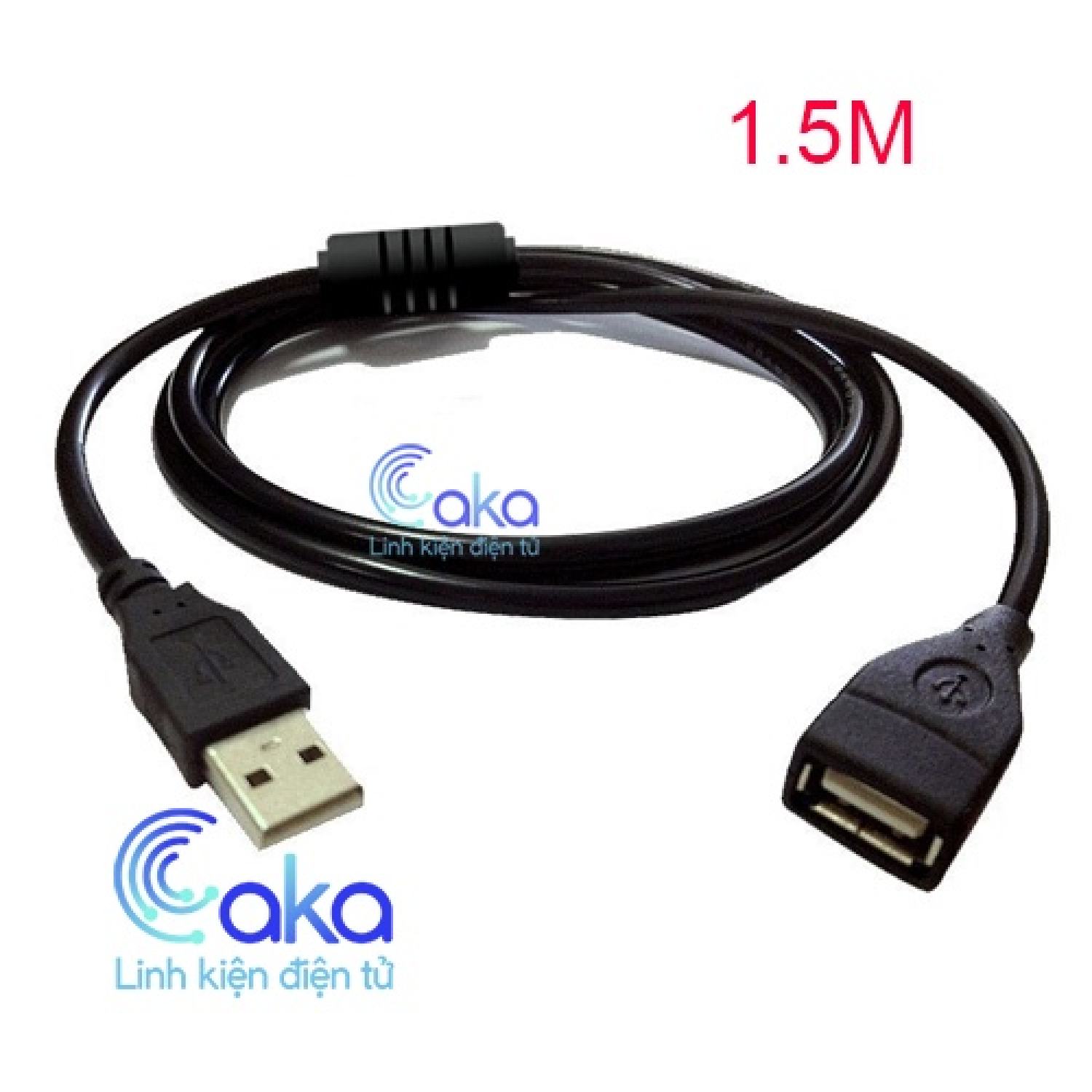 Dây cáp usb nối dài đực cái 1.5m
